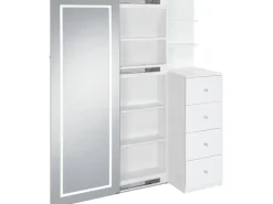 Mor Furniture Vanities & Mirrors|Vancouver Vanity & Mirror In White