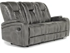 Mor Furniture Reclining Sofas|Sofas|Vega Reclining Sofa In Black