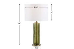 Mor Furniture Shop All Lighting & Lamps|Office Lighting|Vera Glass Lamp In Green