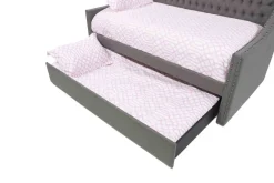 Mor Furniture Kids Beds & Bunk Beds|Veronica Daybed W/ Trundle In Gray, Twin