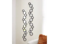 Mor Furniture Accent Mirrors|Vinler Accent Mirrors In Black, Set Of 2