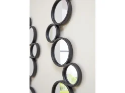 Mor Furniture Accent Mirrors|Vinler Accent Mirrors In Black, Set Of 2