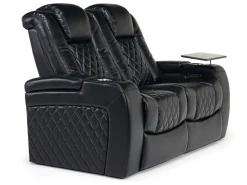 Mor Furniture Reclining Loveseats|Reclining Sofas|Viper 2 Power Loveseat In Black