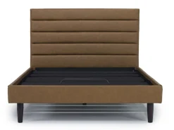 Mor Furniture Adjustable Foundations|Vista Upholstered Adjustable Foundation Bed In Charcoal, Full