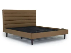 Mor Furniture Adjustable Foundations|Vista Upholstered Adjustable Foundation Bed In Charcoal, Full