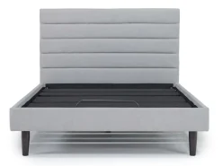 Mor Furniture Adjustable Foundations|Vista Upholstered Adjustable Foundation Bed In Charcoal, Full