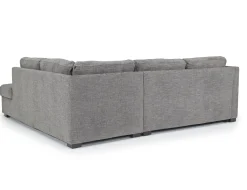 Mor Furniture Sleeper Sofas|Sectionals|Vivian Full Pullout Sofa Sleeper Tux Chaise In Gray, Left Facing Gray Vif
