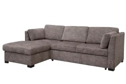 Mor Furniture Sleeper Sofas|Sofas|Vivian Full Pullout Sofa Chaise In Gray Fabric, Left Facing Gray Vif