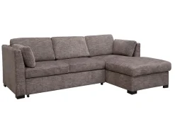 Mor Furniture Sleeper Sofas|Sofas|Vivian Full Pullout Sofa Chaise In Gray Fabric, Left Facing Gray Vif