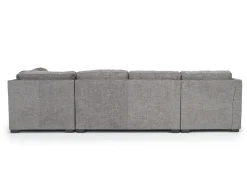 Mor Furniture Sleeper Sofas|Sectionals|Vivian Full Pullout Tux Chaise Sectional W/ Storage In Gray, Left Facing