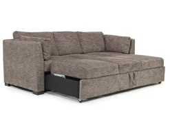 Mor Furniture Sleeper Sofas|Sofas|Vivian Queen Sleeper Sofa In Gray Fabric Gray Vif
