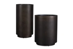 Mor Furniture Vases|Volcan Planter Vase In Bronze, Set Of 2