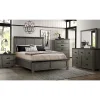Mor Furniture Bedroom Sets|Wade Panel Bed, Dresser, Mirror & Nightstand In Gray, Queen