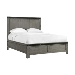 Mor Furniture Bedroom Sets|Wade Panel Bed, Dresser, Mirror & Nightstand In Gray, Queen