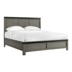 Mor Furniture Bedroom Sets|Wade Panel Bed, Dresser, Mirror & Nightstand In Gray, Queen