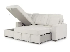 Mor Furniture Sofas|Waitsfield Full Pullout Sofa Chaise In Gray, Left Facing