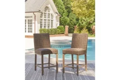 Mor Furniture Barstools|Walton Bridge Outdoor Bar Stool In Driftwood, Set Of 2
