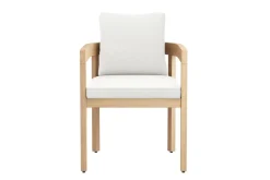 Mor Furniture Outdoor Dining Sets|Wesley Outdoor Dining Table & 4 Chairs In White/Natural