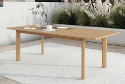 Mor Furniture Outdoor Dining Sets|Wesley Outdoor Dining Table & 6 Chairs In White/Natural