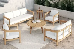 Mor Furniture Outdoor Accent Tables|Wesley Outdoor Round End Table In Natural