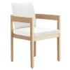 Mor Furniture Outdoor Dining Chairs|Wesley Outdoor Side Chair In White/Natural