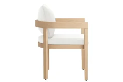 Mor Furniture Outdoor Dining Chairs|Wesley Outdoor Side Chair In White/Natural