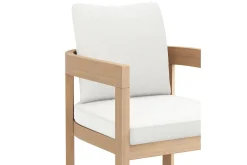 Mor Furniture Outdoor Dining Chairs|Wesley Outdoor Side Chair In White/Natural