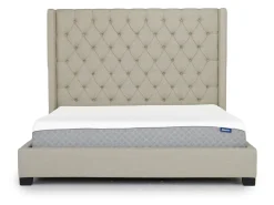 Mor Furniture Beds|Upholstered Beds|Westerly Upholstered Bed In Gray, Queen