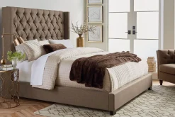 Mor Furniture Beds|Upholstered Beds|Westerly Upholstered Bed In Gray, Queen