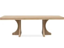 Mor Furniture Dining Room Sets|White Oak Dining Table, 4 Chairs & 2 Arm Chairs In Butternut