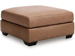 Mor Furniture Ottomans|Whitlock Oversized Ottoman In Caramel