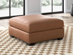 Mor Furniture Ottomans|Whitlock Oversized Ottoman In Caramel
