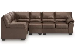 Mor Furniture Sectionals|Whitlock Tux Sofa Sectional In Caramel, Left Facing