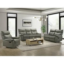 Mor Furniture Reclining Loveseats|Reclining Sofas|Wildcat Reclining Loveseat In Gray