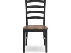Mor Furniture Seating For 4|Dining Room Sets|Wildenauer Extendable Dining Table & 4 Chairs In Brown/Black