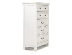 Mor Furniture Dressers & Chests|Willowbrook Chest In Egg Shell White