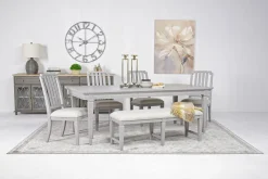 Mor Furniture Dining Tables|Willowbrook Dining Table In Egg Shell White