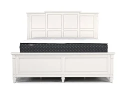 Mor Furniture Bedroom Sets|Willowbrook Panel Bed, Dresser, Mirror & Nightstand In Pebble, Queen