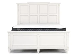 Mor Furniture Beds|Willowbrook Panel Bed In Pebble, Queen