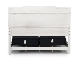 Mor Furniture Beds|Willowbrook Panel Bed In Pebble, Queen