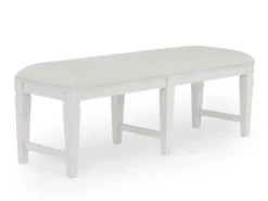 Mor Furniture Seating For 6|Round Dining Sets|Willowbrook Round Dining Table, 4 Chairs & Bench In Pebble