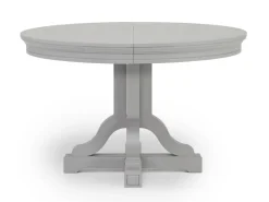 Mor Furniture Seating For 4|Round Dining Sets|Willowbrook Round Dining Table & 4 Chairs In Pebble, Slat
