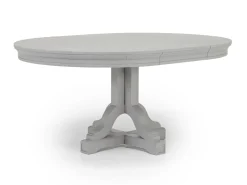 Mor Furniture Seating For 4|Round Dining Sets|Willowbrook Round Dining Table & 4 Chairs In Pebble, Slat
