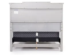 Mor Furniture Upholstered Beds|Beds|Willowbrook Upholstered Panel Bed In Pebble, Queen