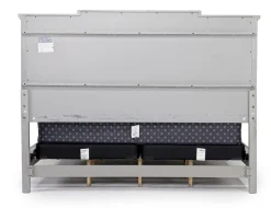 Mor Furniture Upholstered Beds|Beds|Willowbrook Upholstered Panel Bed In Pebble, Queen