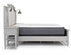 Mor Furniture Upholstered Beds|Beds|Willowbrook Upholstered Wall Bed In Pebble, Queen