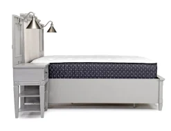 Mor Furniture Upholstered Beds|Beds|Willowbrook Upholstered Wall Bed In Pebble, Queen