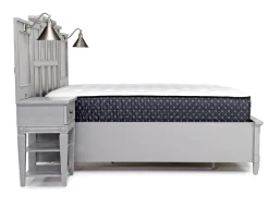 Mor Furniture Upholstered Beds|Beds|Willowbrook Upholstered Wall Bed In Pebble, Queen