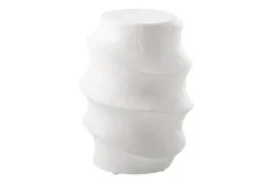 Mor Furniture Outdoor Accent Tables|Winded Outdoor Round Accent Table In White