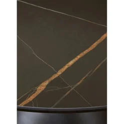 Mor Furniture Round Dining Tables|Dining Tables|Winston Round Dining Table In Black Sintered Stone